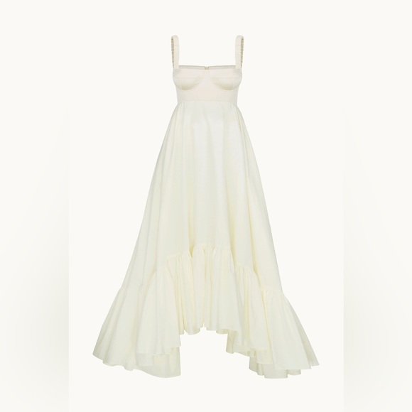 Anna October Snowdrop Dress – Ivory Maxi – Size S – NWT – Wedding/Bridal